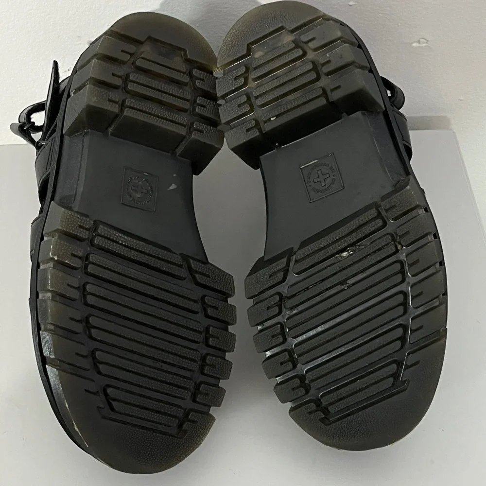 Dr. Martens Ricki Nappa Lux Leather Platform Gladiator Sandals Size‎ 6 - Picture 7 of 8